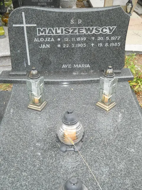 Zdjęcie grobu na przeciw zakrystii/6989/77 , 4274/85